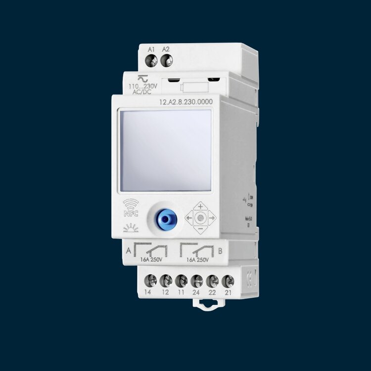 7-day-timer, 2-channel, 12-24V not mounted   