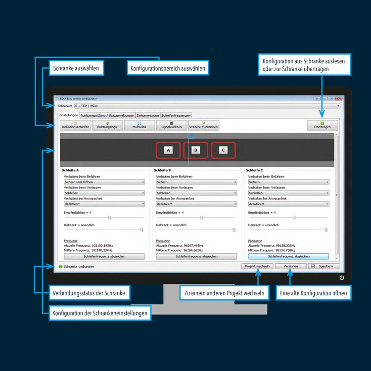 Easy control"Configurator" configuration set