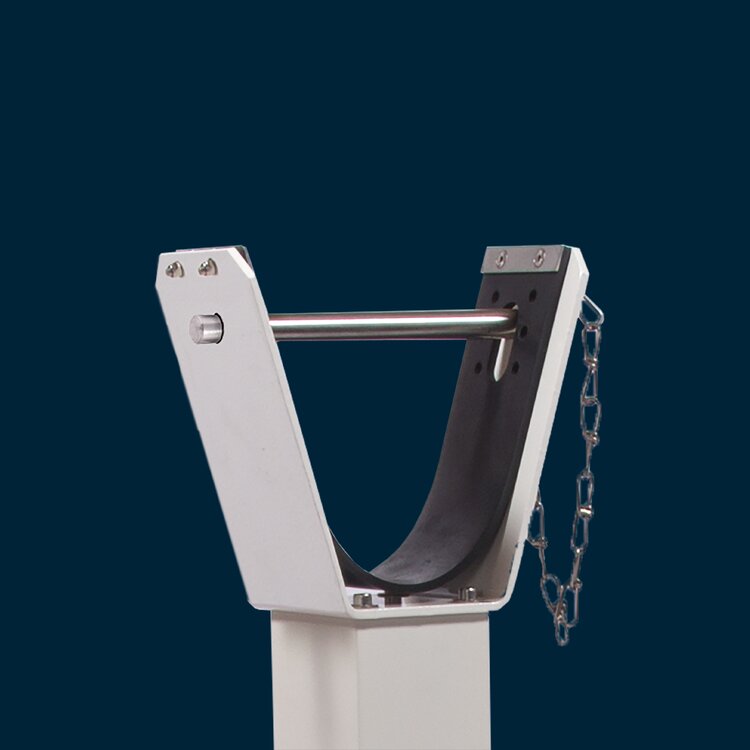 Adjustabel fixed support w. bolt