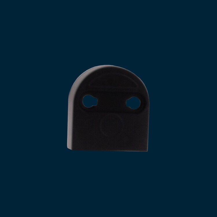 End cap for safety contact profile 5mm compression   