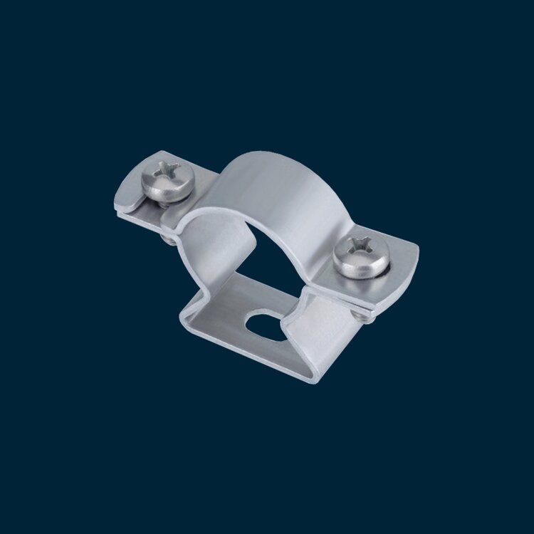 Clamp to fasten the anchor plate at the round boom Ø 60mm