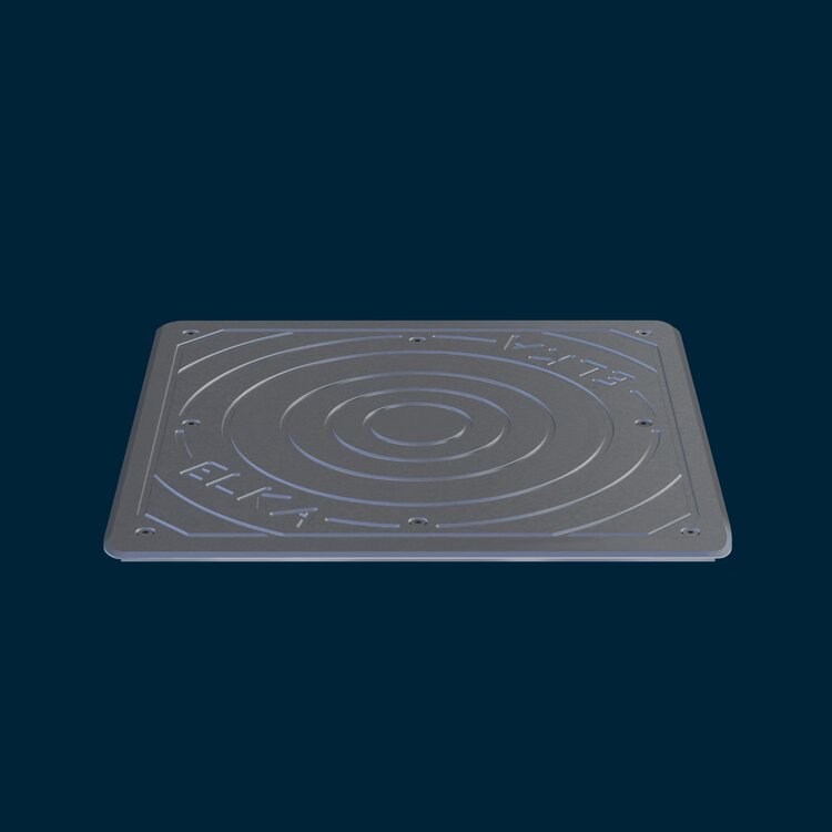Cover plate, for paving underneath
