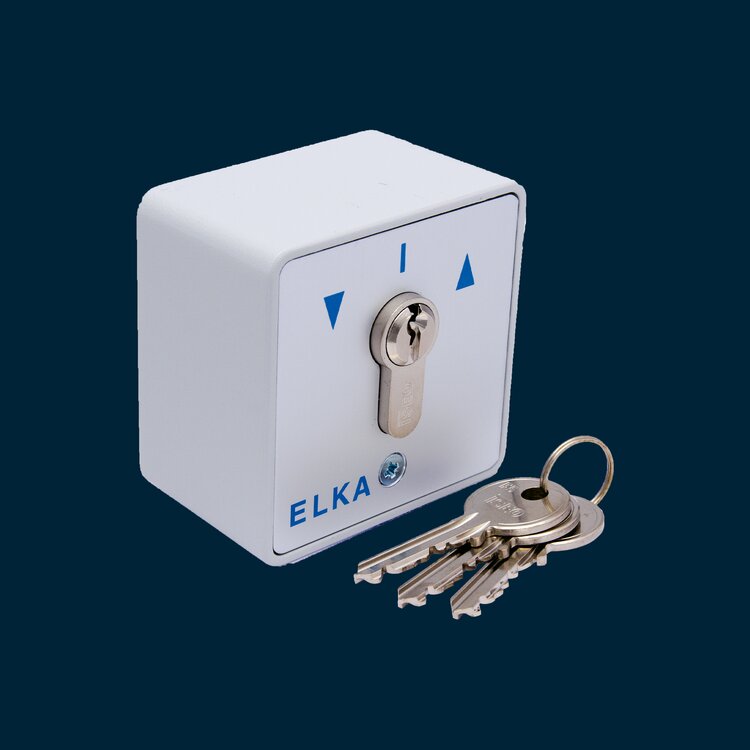 Key switch STRR surface mount,  lockable at both sides   