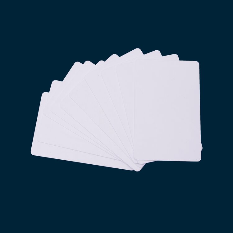 RFI-card without magnet strip pack of 10   