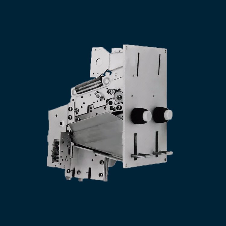 Token acceptor combination,  mech., for token and coins   