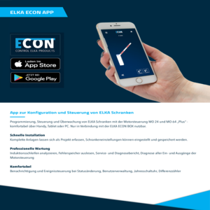 ELKA ECON App Produktblatt