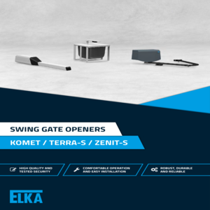 Swing gate openers Brochure