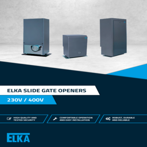 Slide gate openers 230V-400V Brochure