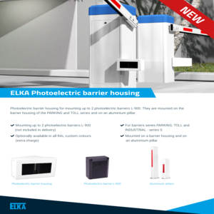 Photoelectric barrier housing Product sheet